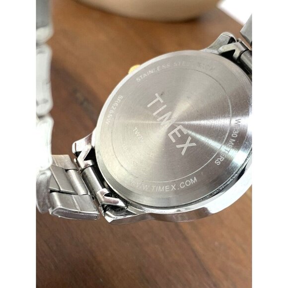 Timex Women's Watch TW2V35900 Quartz Silver Dial Two Tone Stainless Stee… - Picture 6 of 13